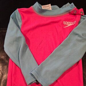 Girls speedo swim shirt